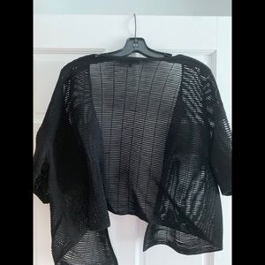Lafayette 148 NY Black Shrug
